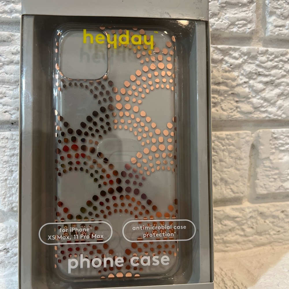 Clear Rose gold IPhone Case